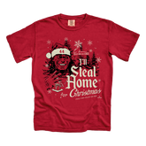 "I'll Steal Home for Christmas" Elly Christmas CC Tee